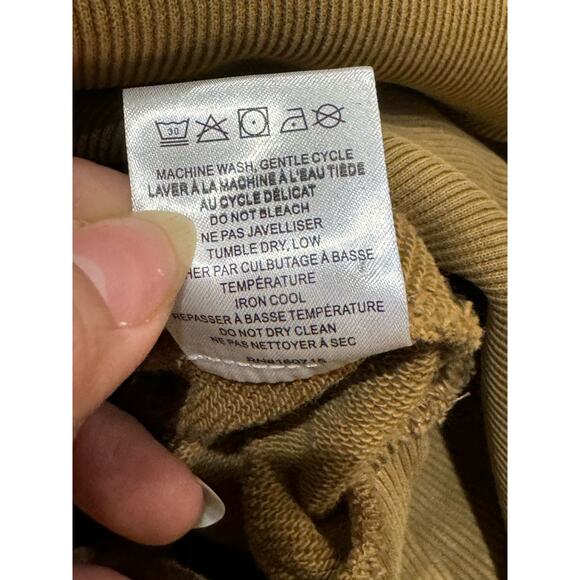 Retrofête DARCY TERRY Caramel Mini SWEATSHIRT DRESS size M - Picture 12 of 12